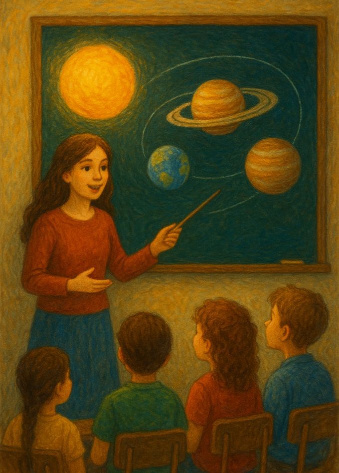 Лекция "Детям о планетах"