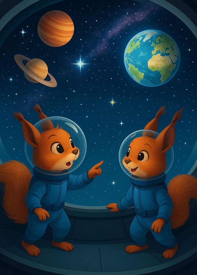 Комбинированная программа "Белочки в поисках идеальной планеты"